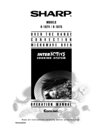 Um das Dokument anzuzeigen Sharp R1874T Bedienungshandbuch