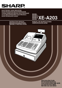 Um das Dokument anzuzeigen Sharp XE-A203 Bedienungsanleitung
