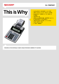 Um das Dokument anzuzeigen Sharp EL-1750PIIIGY Bedienungsanleitung