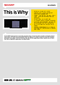 Um das Dokument anzuzeigen Sharp DK-KP80PH Bedienungsanleitung