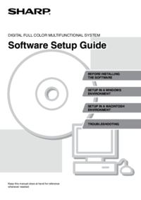 Um das Dokument anzuzeigen Sharp MX-3111U Schnellstart Anleitung