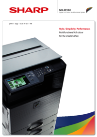 Um das Dokument anzuzeigen Sharp MX-2010U Bedienungsanleitung