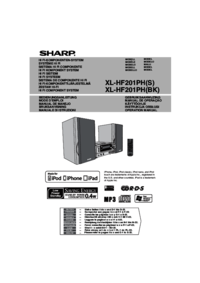 Um das Dokument anzuzeigen Sharp XL-HF201PHS Spezifikationen