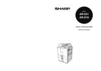 Um das Dokument anzuzeigen Sharp AR-810 Bedienerhandbuch
