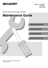 Um das Dokument anzuzeigen Sharp MX-M950 Bedienungsanleitung