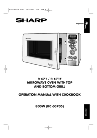 Um das Dokument anzuzeigen Sharp R-671 Spezifikationen
