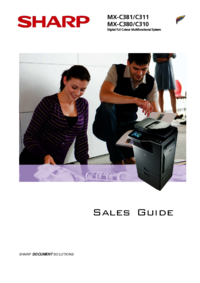 Um das Dokument anzuzeigen Sharp MX-C380 Spezifikationen
