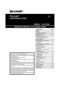 Um das Dokument anzuzeigen Sharp R-231Z Spezifikationen