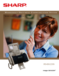 Um das Dokument anzuzeigen Sharp FO-10 Bedienungsanleitung