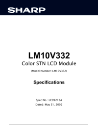 Um das Dokument anzuzeigen Sharp R-332 Spezifikationen