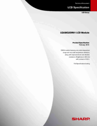 Um das Dokument anzuzeigen Sharp R-308CK Spezifikationen