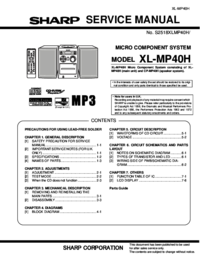 Um das Dokument anzuzeigen Sharp XL-MP40H Wartungshandbuch
