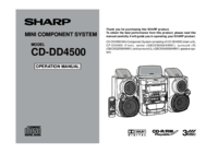 Um das Dokument anzuzeigen Sharp CD-DD4500 Betriebsanleitung