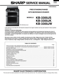 Um das Dokument anzuzeigen Sharp KB-3300J Wartungshandbuch
